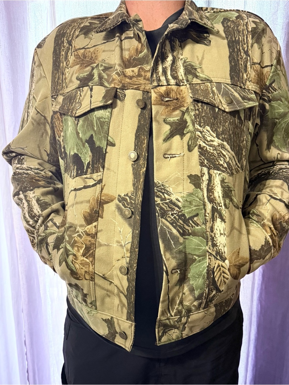 Vintage Wrangler Camo Trucker Jacket - Realtree-Style